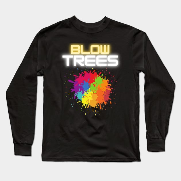 Blow Trees Long Sleeve T-Shirt by SDSRC